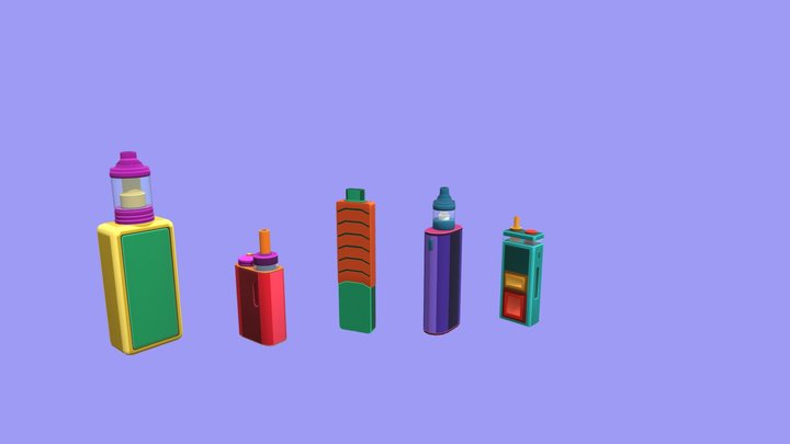 XYZ School HW Colors 3D Model
