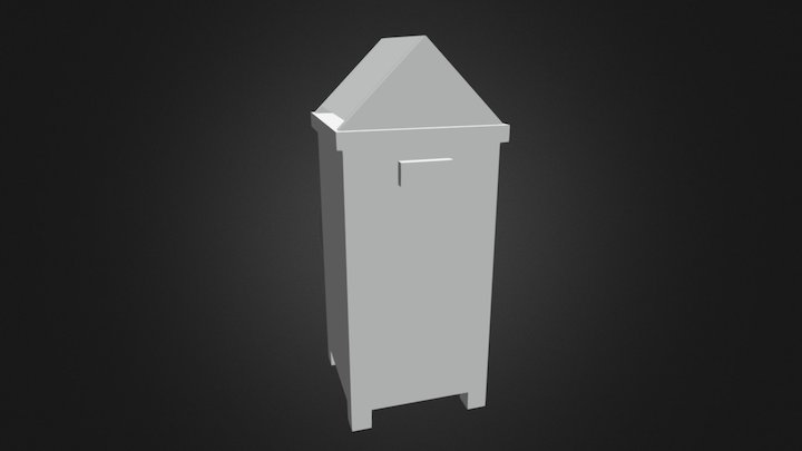 Rubbish-bin 3D Model