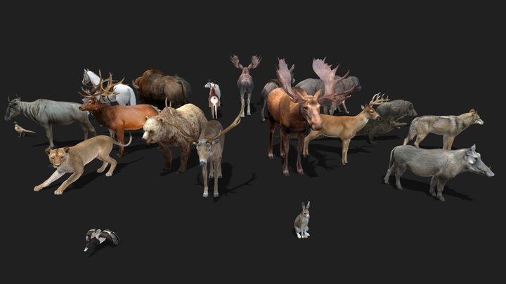Realistic Animals Full Pack (DEMO FREE)
