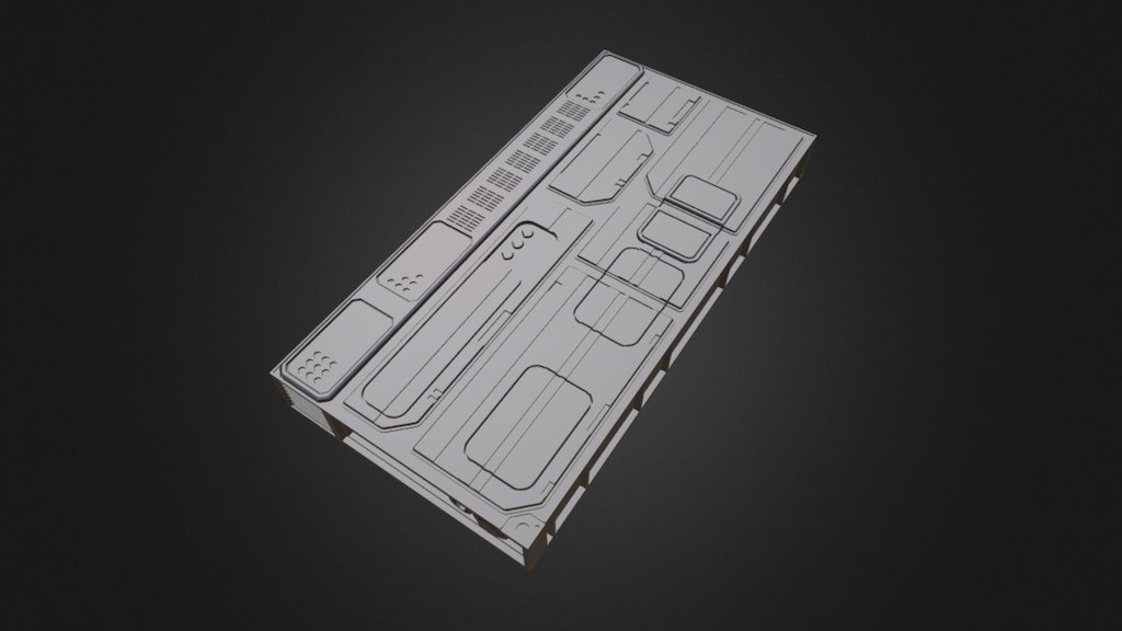 Sci-fi Floor Section KB001