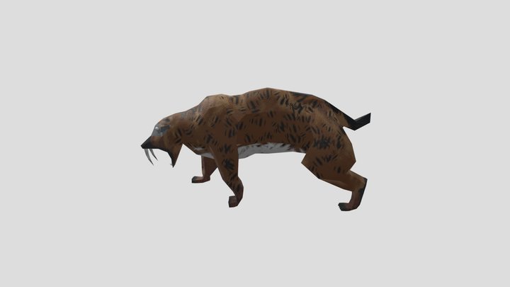 Sabretooth Model (Textured) 3D Model