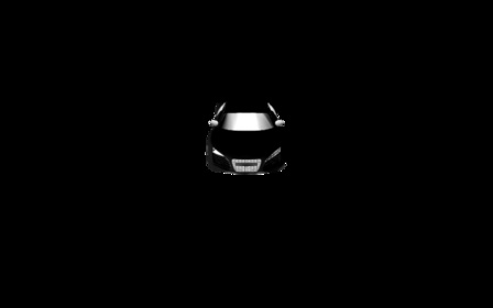 Audi r8 Black 3D Model