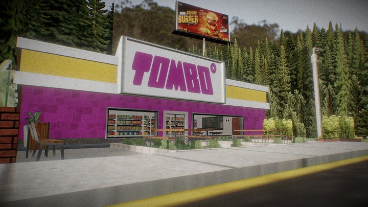Tambo Minimarket | PS1 Environment 3D Model