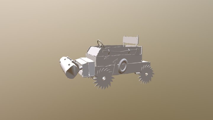 The Buzz Wagon | Wacky Races 3D Model