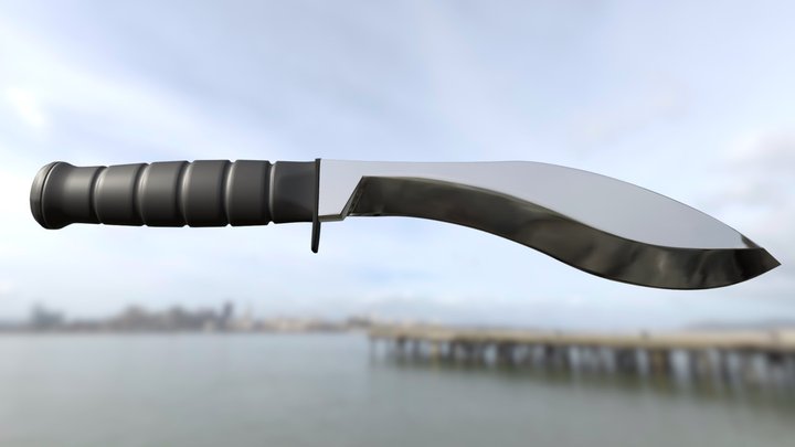 Kurki knife 3D Model