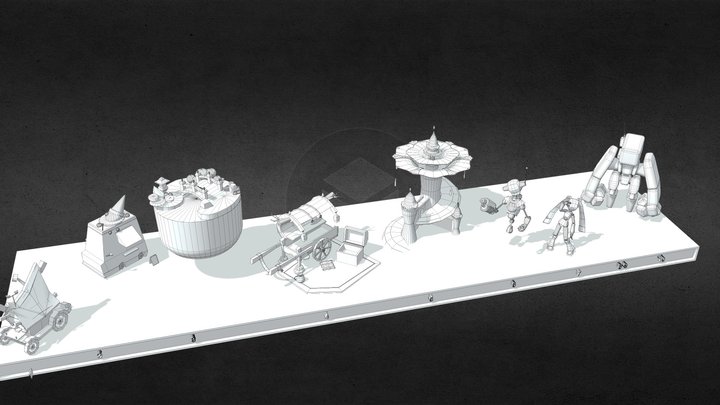 Blocking. HT 2 3D Model