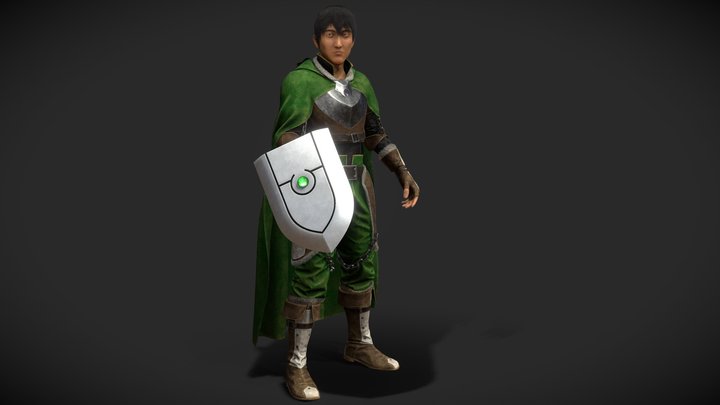 Naofumi Shield Hero 3D Model