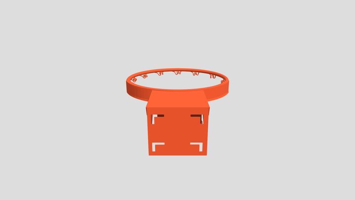 Basketball Hoop 3D model 3D Model