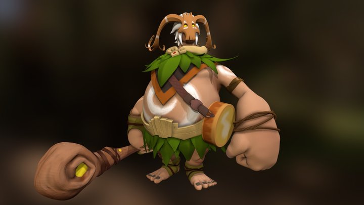 Yugo The Guardian Of The Forest 3D Model