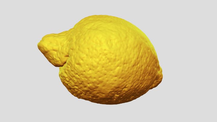 レモン　スキャンサンプル 3D Model
