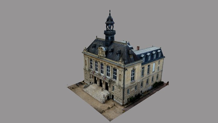 Mairie de Vernon - Eure - Nomandie - 2019 3D Model