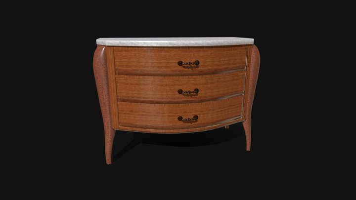 Furniture - Dresser – Kostenloses 3D-Modell STL