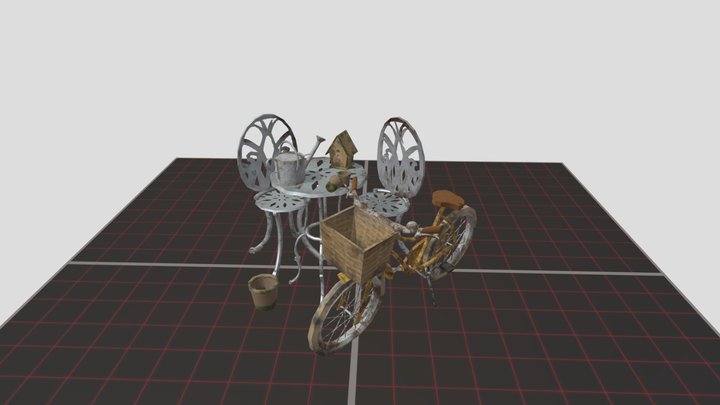 DAE 5 Finished props - Grandma's House 3D Model