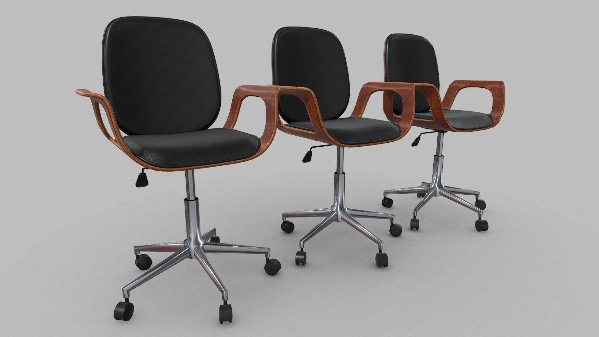 Office Chair "Patron" (SHP, HP and LP) — Sketchfab embed 3D viewer