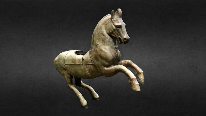 Bronze Rearing Horse - 2nd Century
