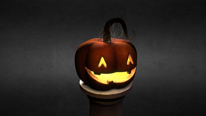 Halloween Jack-O-Lantern 3D Model