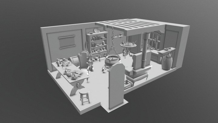 Magic room 3D Model