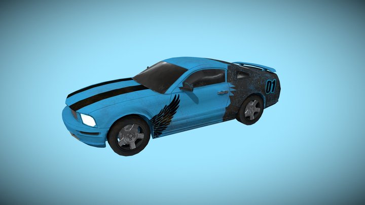 Sports Car Base 3D Model