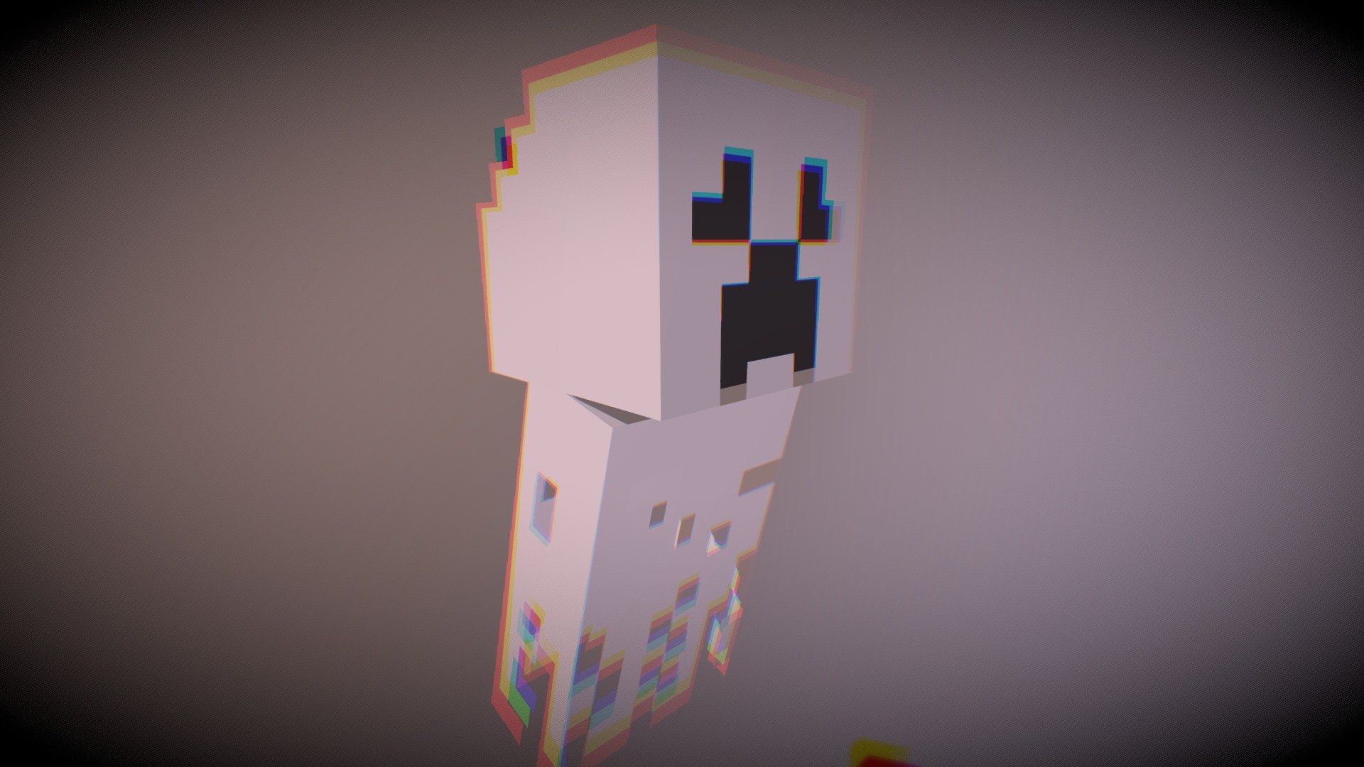 Ghost Creeper Download Free 3D model by Voxel Creeper (badasscreeper