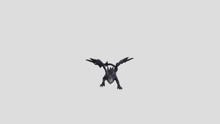 Dark Dragon 3D Model