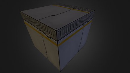 Sci-fi floor panel 3D Model