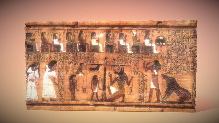 Egypt wall 3D Model