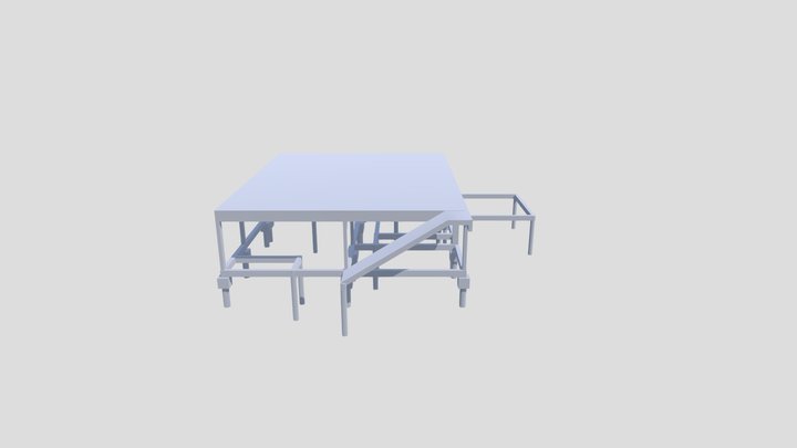 PROJETO ESTRUTURAL EM CONCRETO ARMADO 3D Model