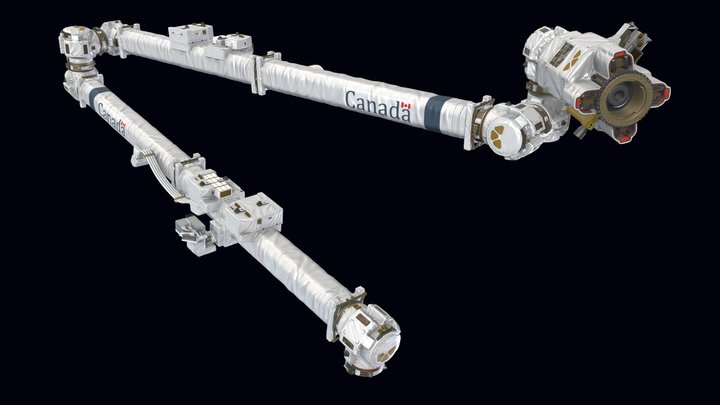 ISS Robotic Arm 3D Model