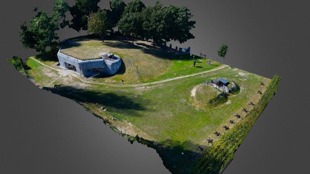 Bunker BS8 Hřbitov 3D Model