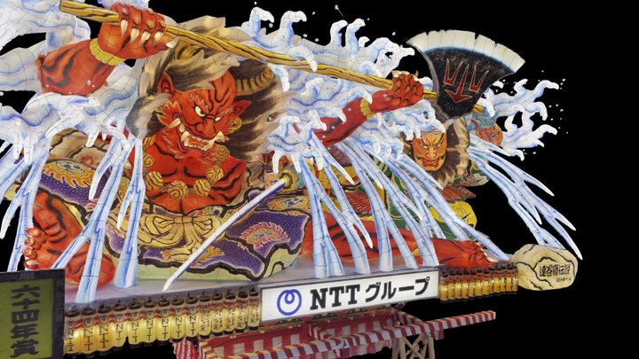 令和6年NTTグループねぶた「達谷窟伝説」_北村春一先生 3D Model