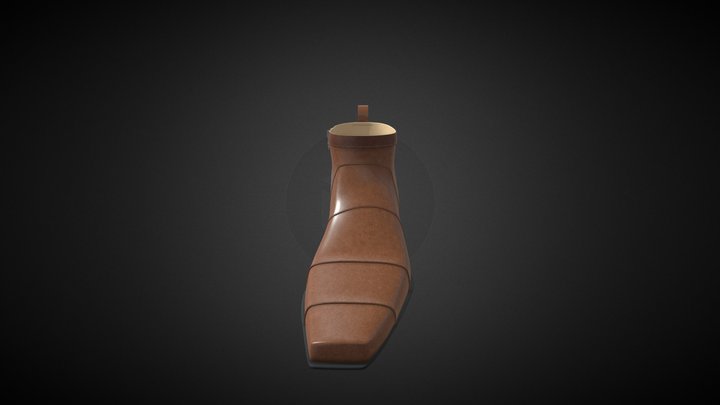 Cowboy Boot 1 3D Model