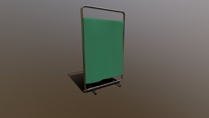 The screen is medical 3D Model