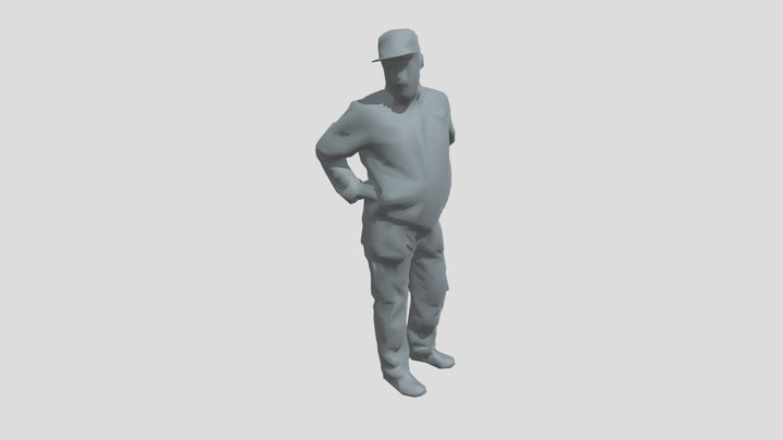Lowpoly Construction Worker