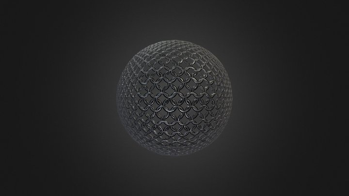 Procedural Chainmail 3D Model