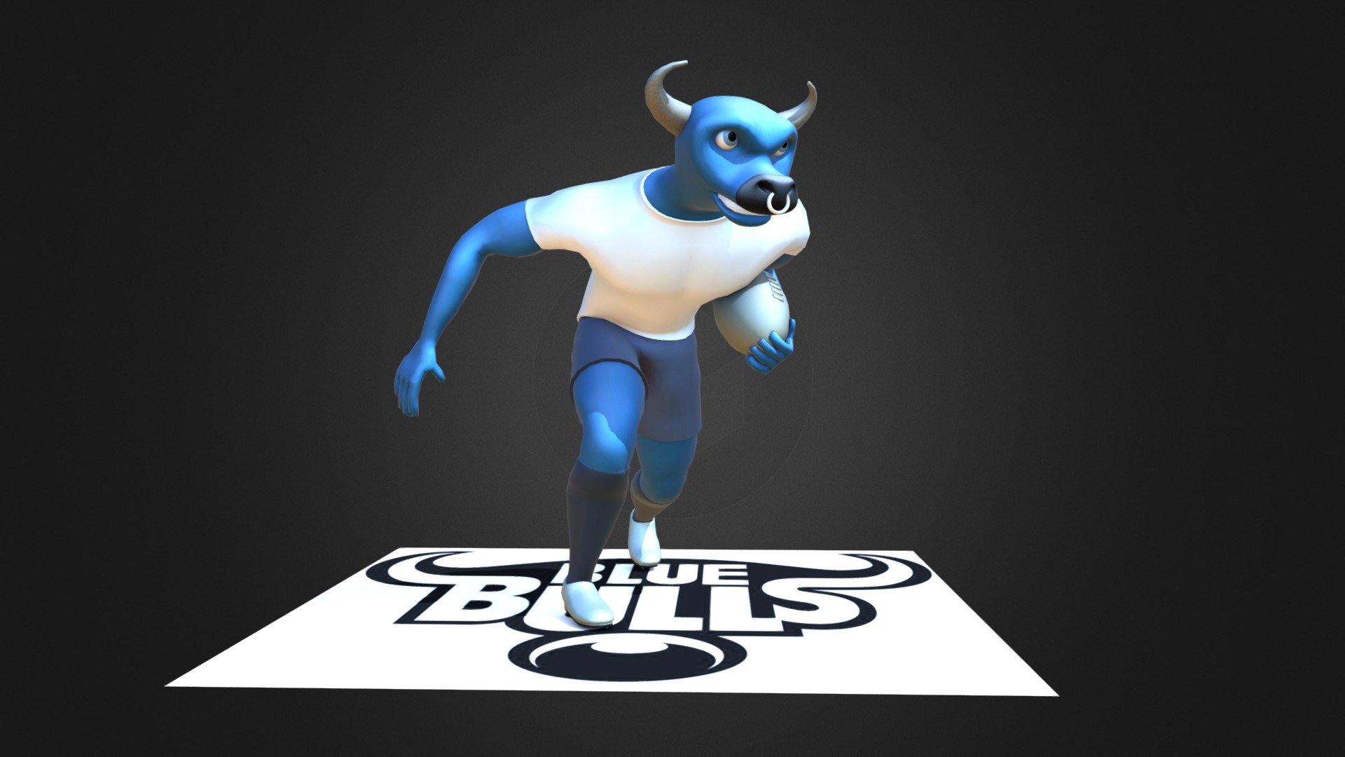 gish rat bull mascot