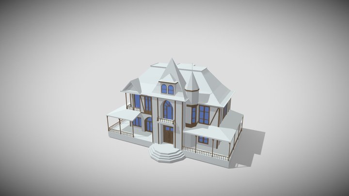 Victory Tudor Manty Mansion 3D Model