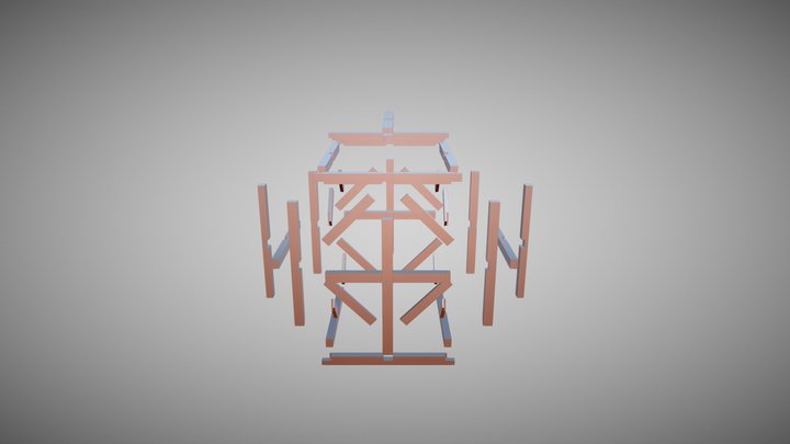 Prototype_exploded_frame01 3D Model