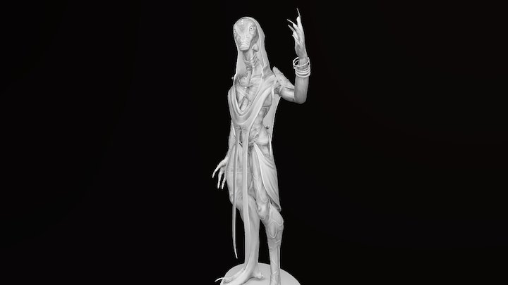 OuterSpace Shaman 3D Model
