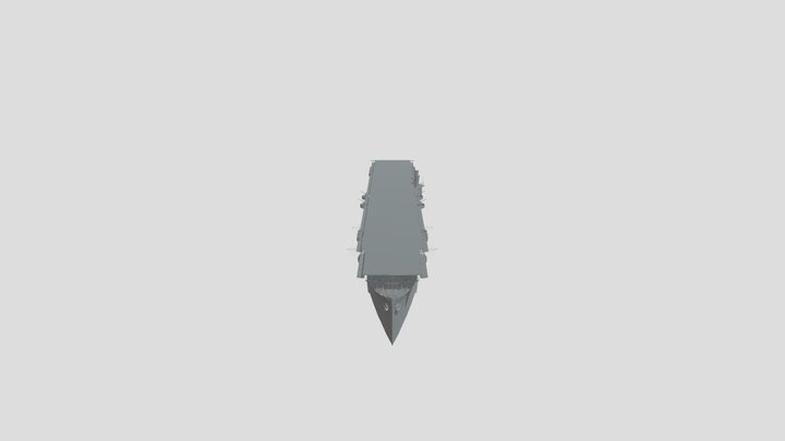 USS Langley 3D Model