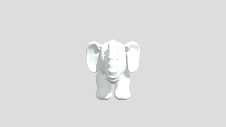 Sleeping Baby Elephant Phone Holder