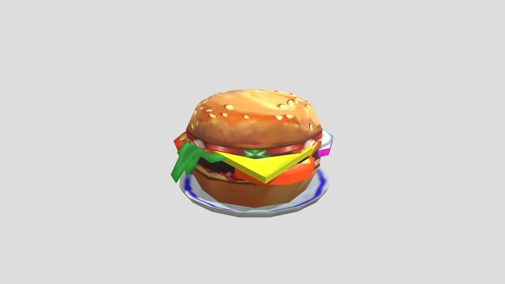 Sponge Bob  Employee Of The Month  Krabby Patty 3D Model
