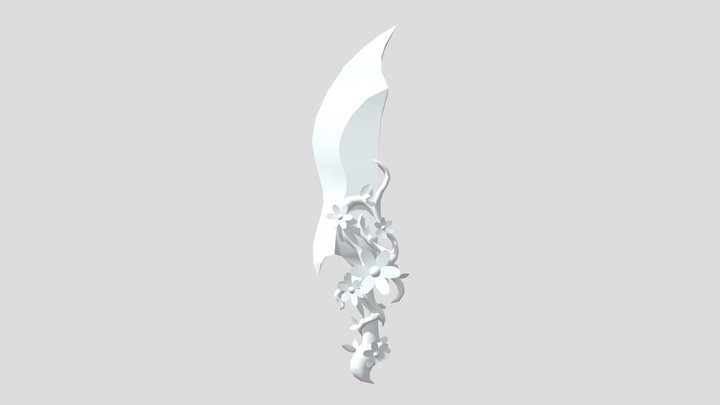 MM2 FLOWERWOOD KNIFE 3D Model