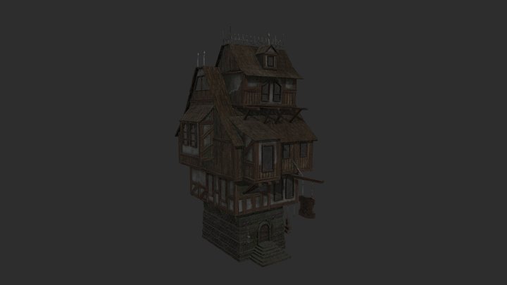 Haunted House 3D Model