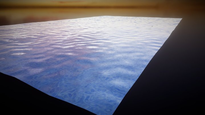 Plane_Water_low 3D Model