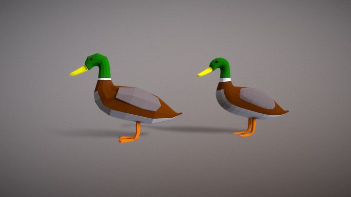 Lowpoly Duck