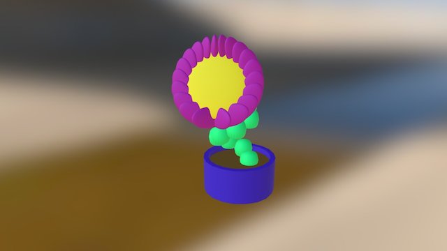 Blomst 3D Model