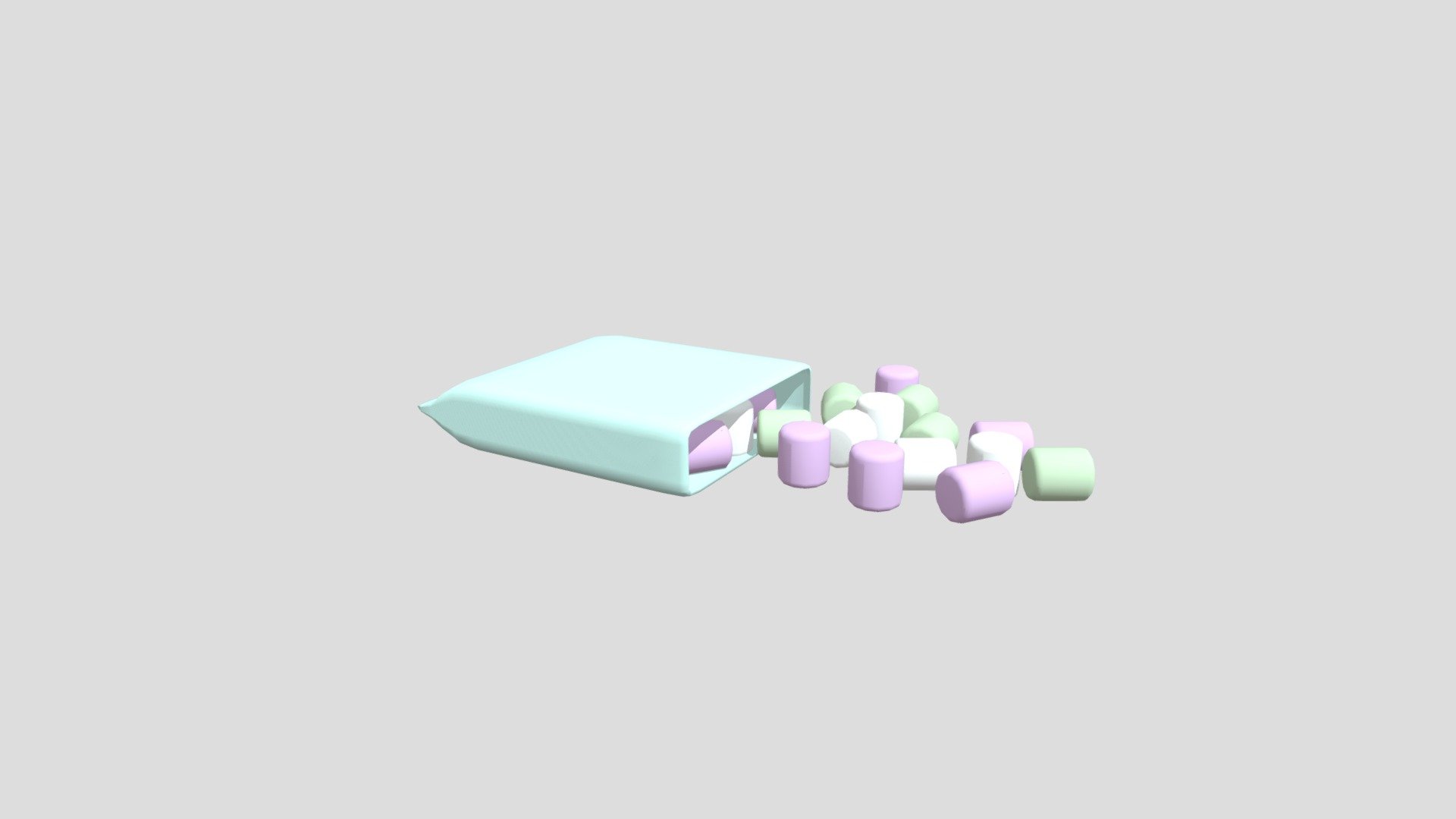 Bag of Marshmallows from Poly by Google