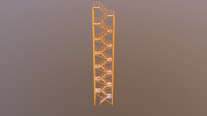 Биокад лестница 3D Model