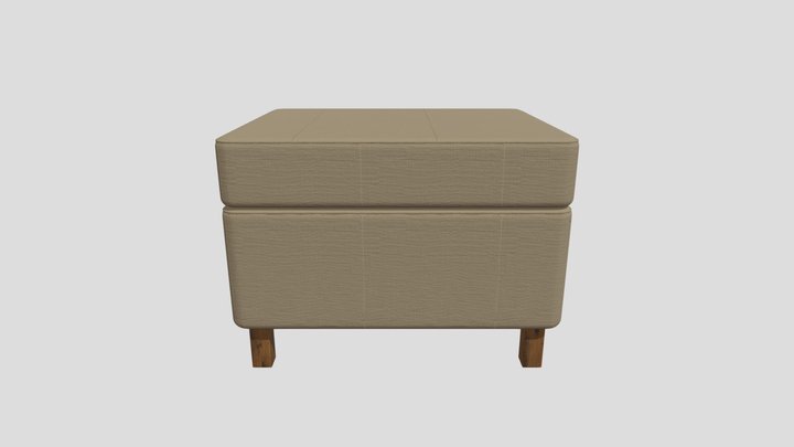 Krefeld Ottoman Footstools 66x52x43 – Modello 3D gratuito STL