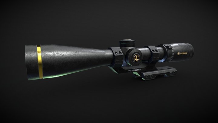 LEUPOLD VX-6 SIGHT & VORTEX CANTIELIVER 30mm 3D Model